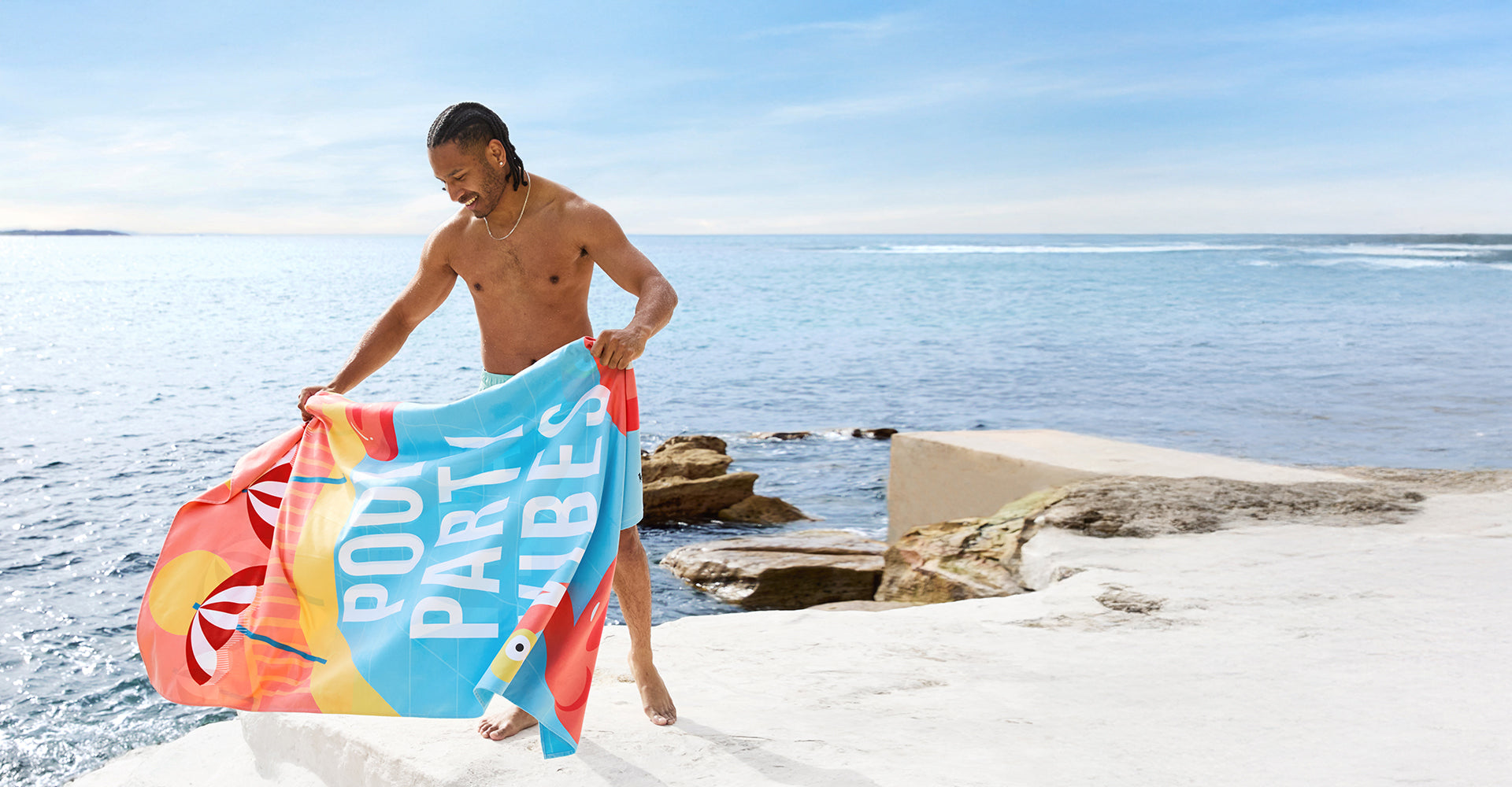 Dock & Bay Quick Dry Towel - Pool Party Vibes