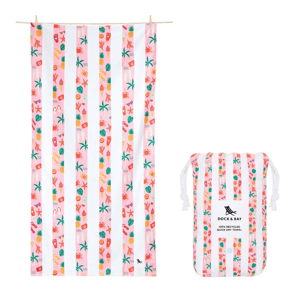 Dock & Bay Kids Beach Towels - Vacay Vibes - Outlet