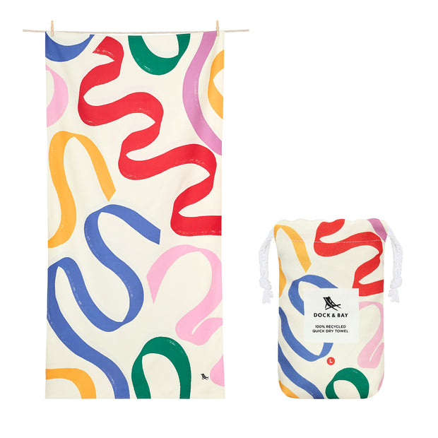 Dock & Bay Quick Dry Towel - Doodle Mood - Outlet