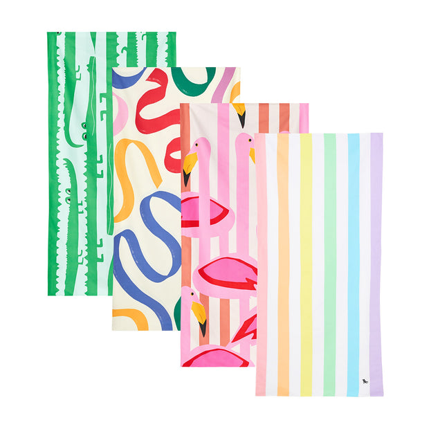 Dock & Bay Kids Beach Towel - Going to the Zoo