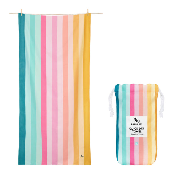 Dock & Bay Quick Dry Towel - Coastal Candy
