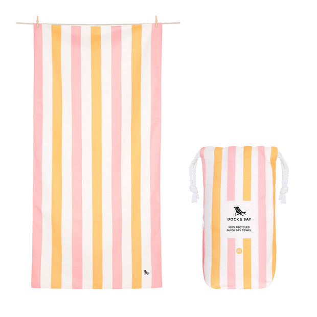 Dock & Bay Quick Dry Towels - Peach Sorbet