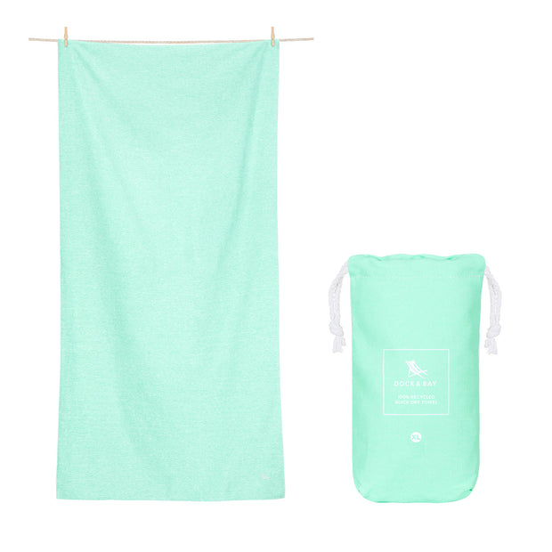 Dock & Bay Quick Dry Towel - Rainforest Green