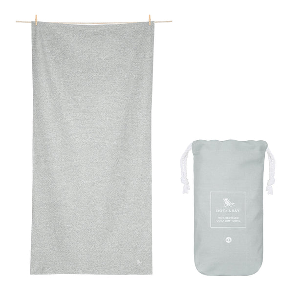 Dock & Bay Quick Dry Towel - Mountain Grey