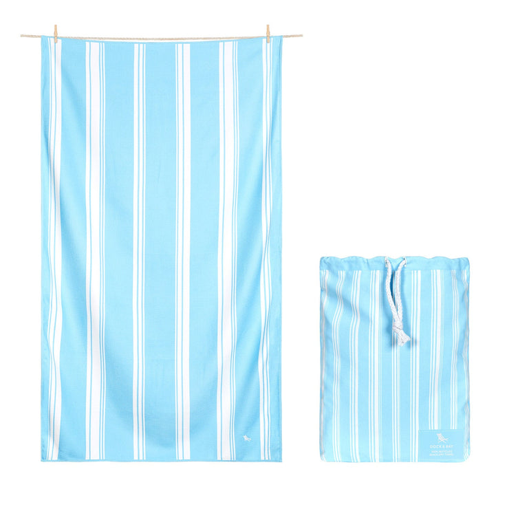 Dock & Bay Bath Towels - Chamomile Blue - Outlet