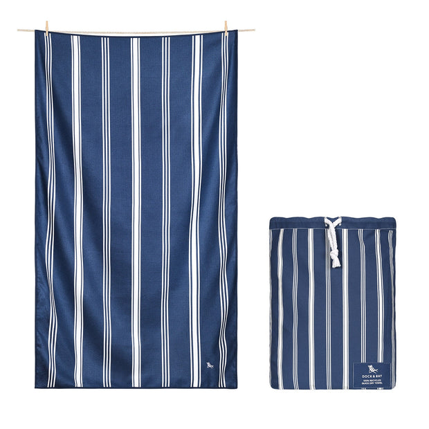 Dock & Bay Quick Dry Bath Towel - Patchouli Navy - Outlet