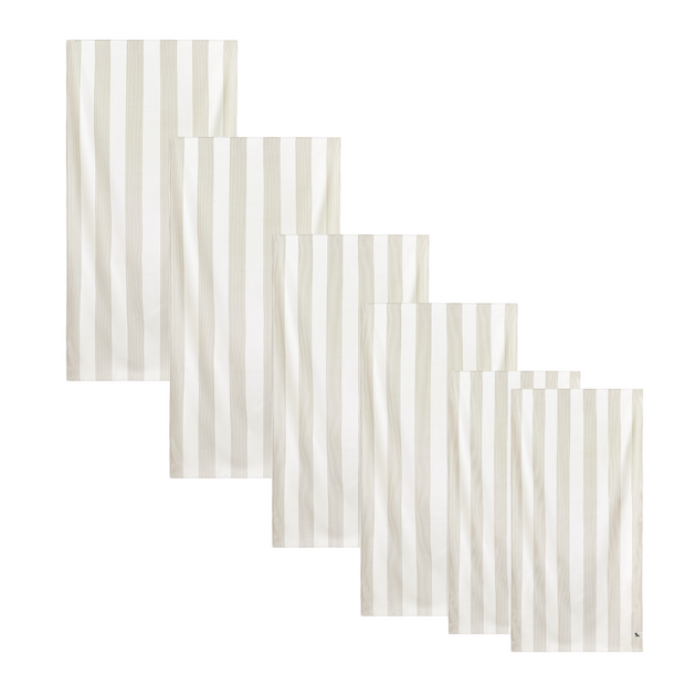 Dock & Bay Bath Towels - Coconut Cream (Set of 6)